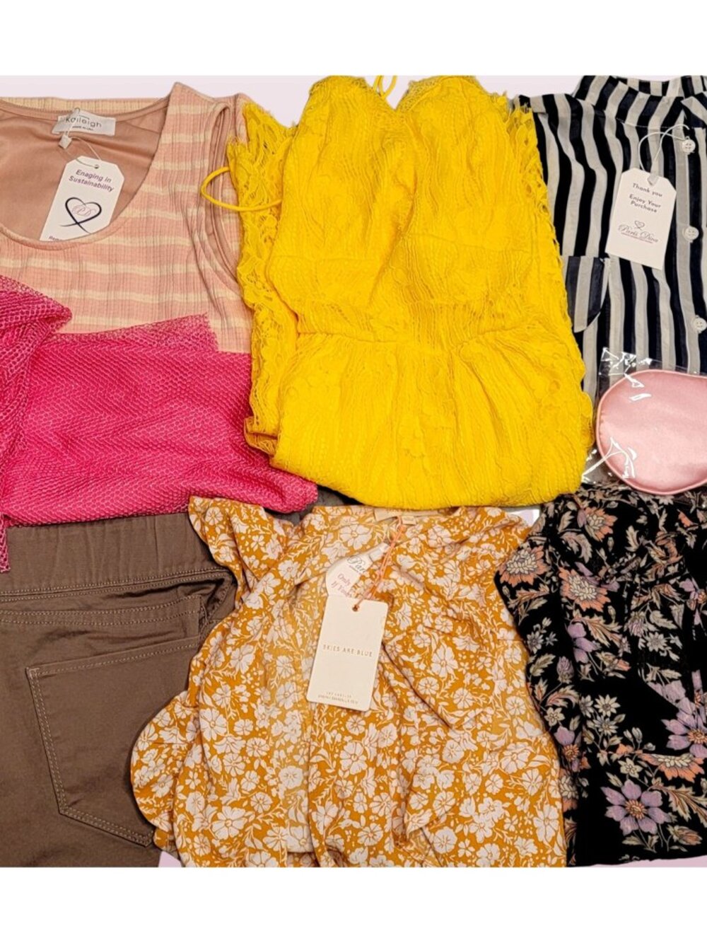 Ladies Clothing Bundle Size small Dresses Tops Pants Lot #2